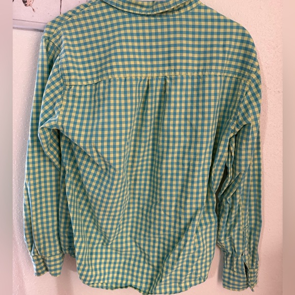 🧡15 for $20🧡 Free Assembly Green & blue Checkered Boys long sleeve shirt| XXL 18 - Picture 5 of 10